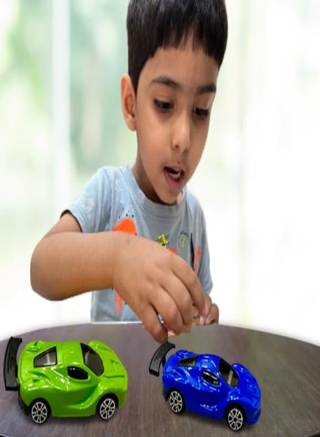 FUN FRY Pull Back Car Toys for Kids Cars Boys, Stunt Racing Car, Mini Model Car Set, Pull Back Racing Cars for Boys 5-8, Metal Sheet Car, Unbreakable Diecast Metal Toy (Pack of Two Cars) - Image 1